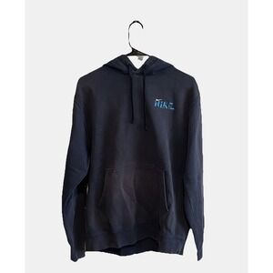 Nike Hoodie Sweatshirt Pullover Size Medium Dark Blue Skate Space
